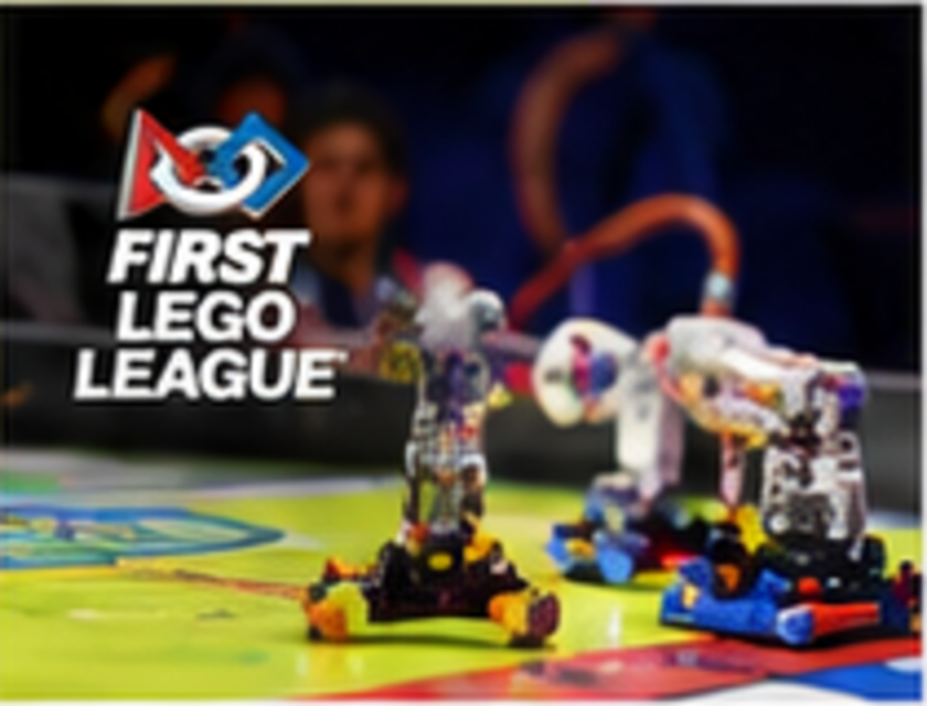 Robots sur le terrain de la FIRST LEGO League