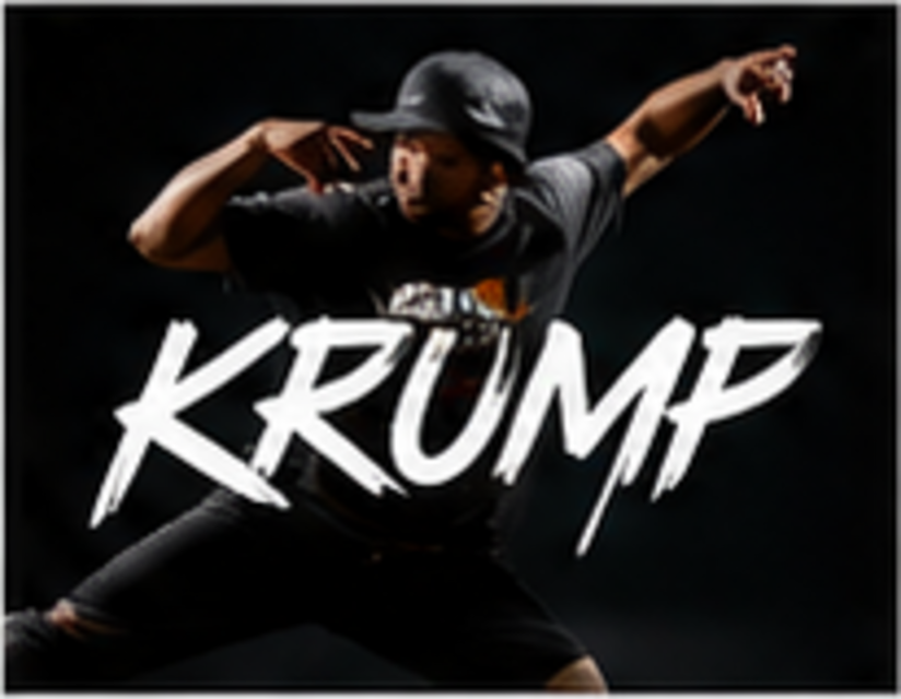 Danseur de krump en mouvement