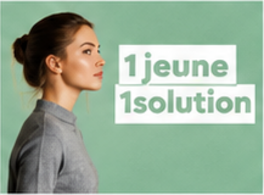 Visuel de la campagne 1 jeune 1 solution